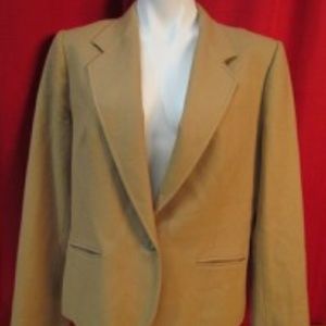 Pendleton camel colored wool blazer